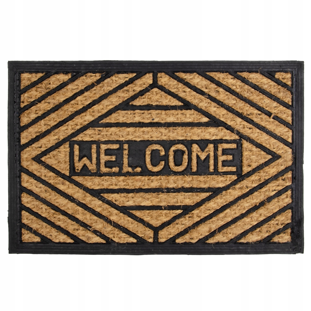 

Wycieraczka Gumowa, Kokosowa 40x60cm Wzór Welcome
