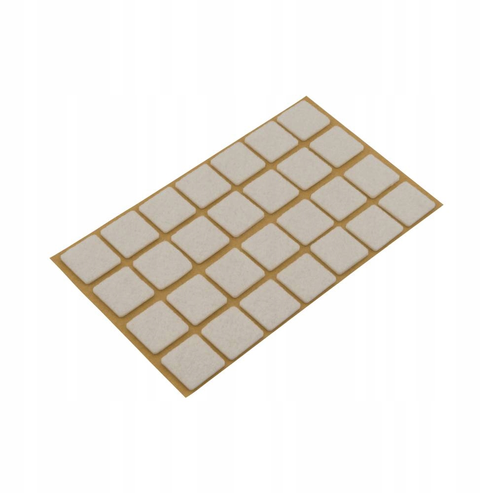 

Podkładka filcowa, filc kw. 20x20mm(28szt) Biała