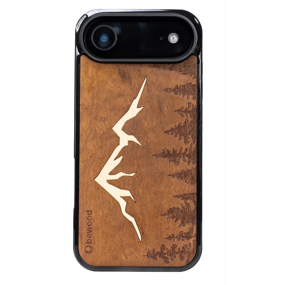 Dřevěný Pouzdro Bewood pro iPhone 17 Air Mountains Imbuia