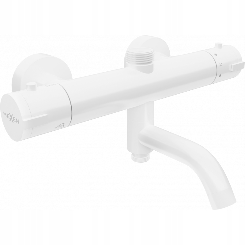 Mexen Kai termostatická vaňovo-sprchová batéria, biela