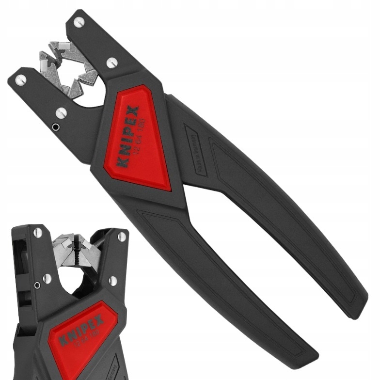 Ściągacz Izolacji Kabli Płaskich YDYp 0,75-2,5mm2 Automat KNIPEX 12 64 180