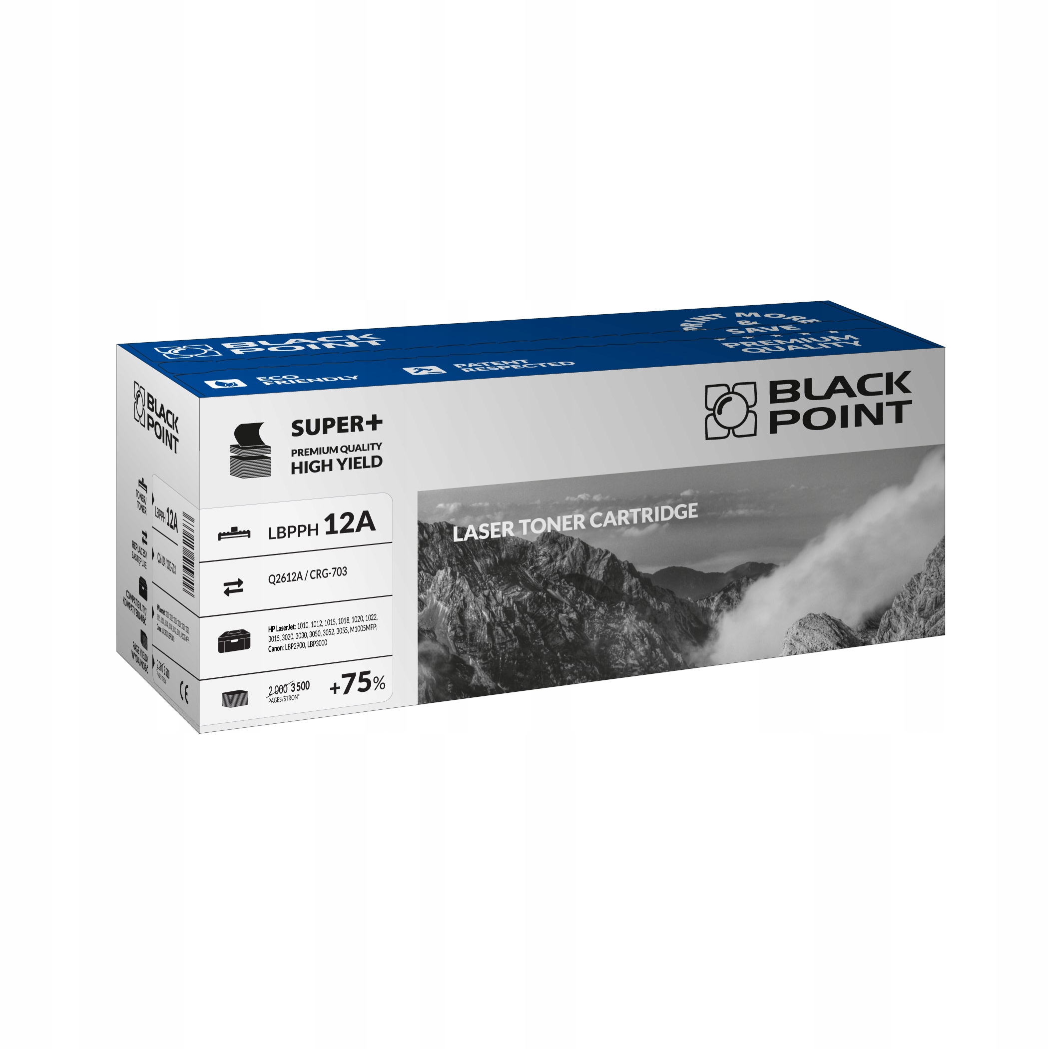 

Toner Black Point do Hp 12A Q2612A LaserJet 1020
