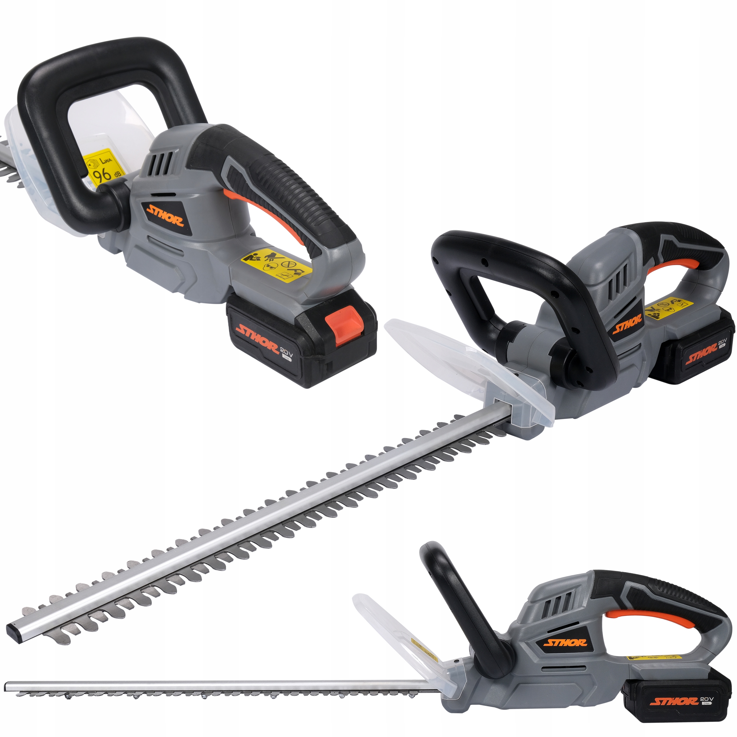 Nożyce Akumulatorowe Do Żywopłotu Krzewów 45CM Bateria 2AH System 20V Sthor