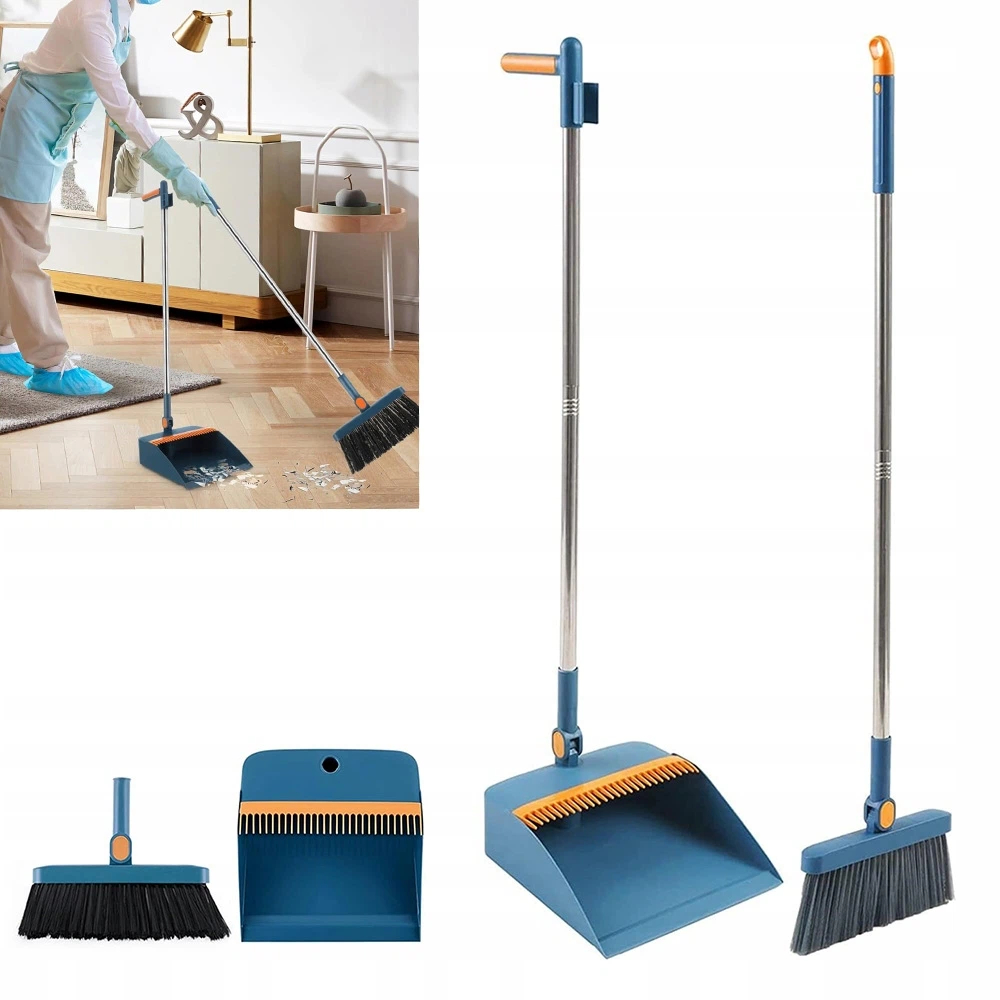 Levně Lopatka Smetáček Leniuch Stojící Sada Bez Ohýbání Do Sypačky