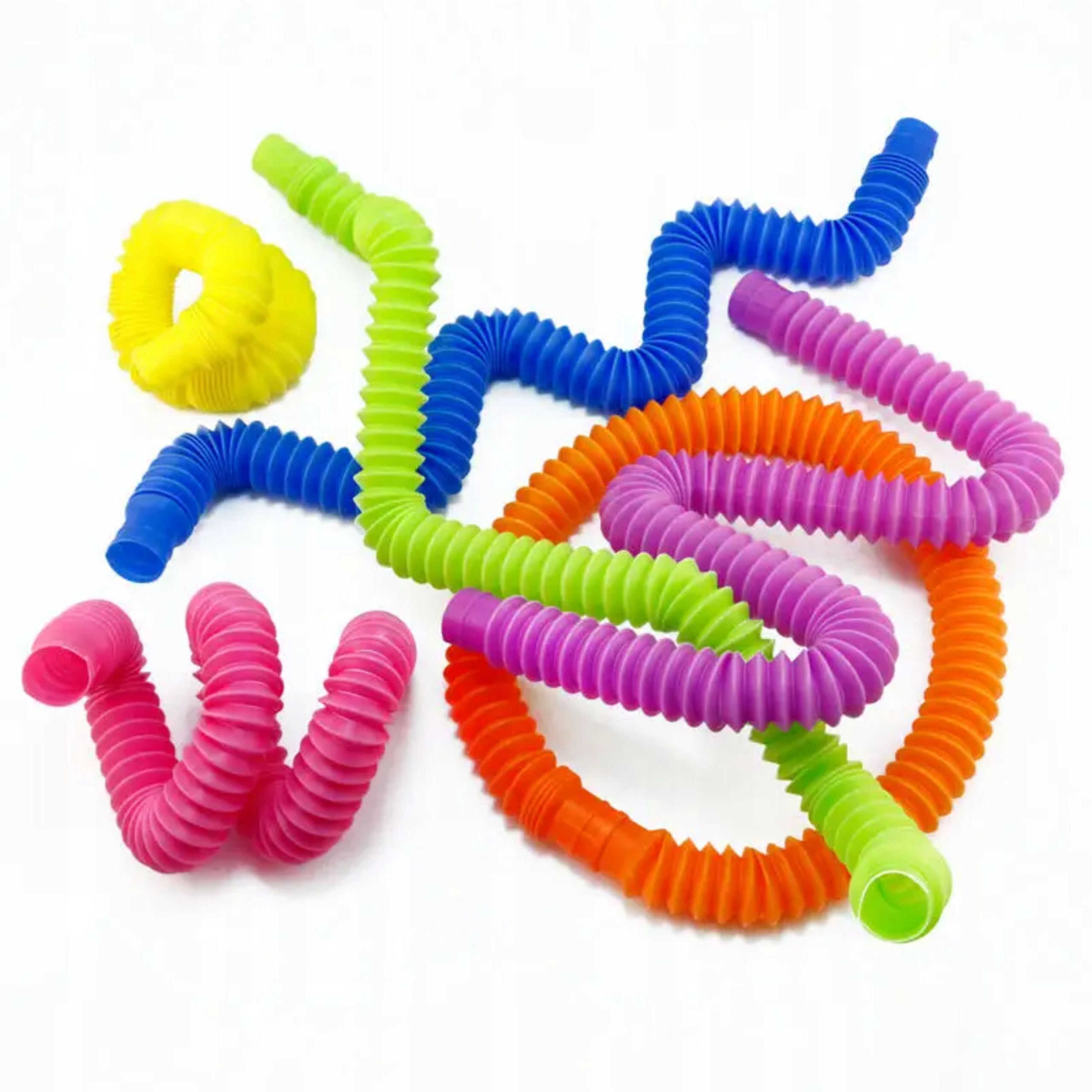 

Kolorowe rurki tuby sensoryczne kreatywne 20 sztuk