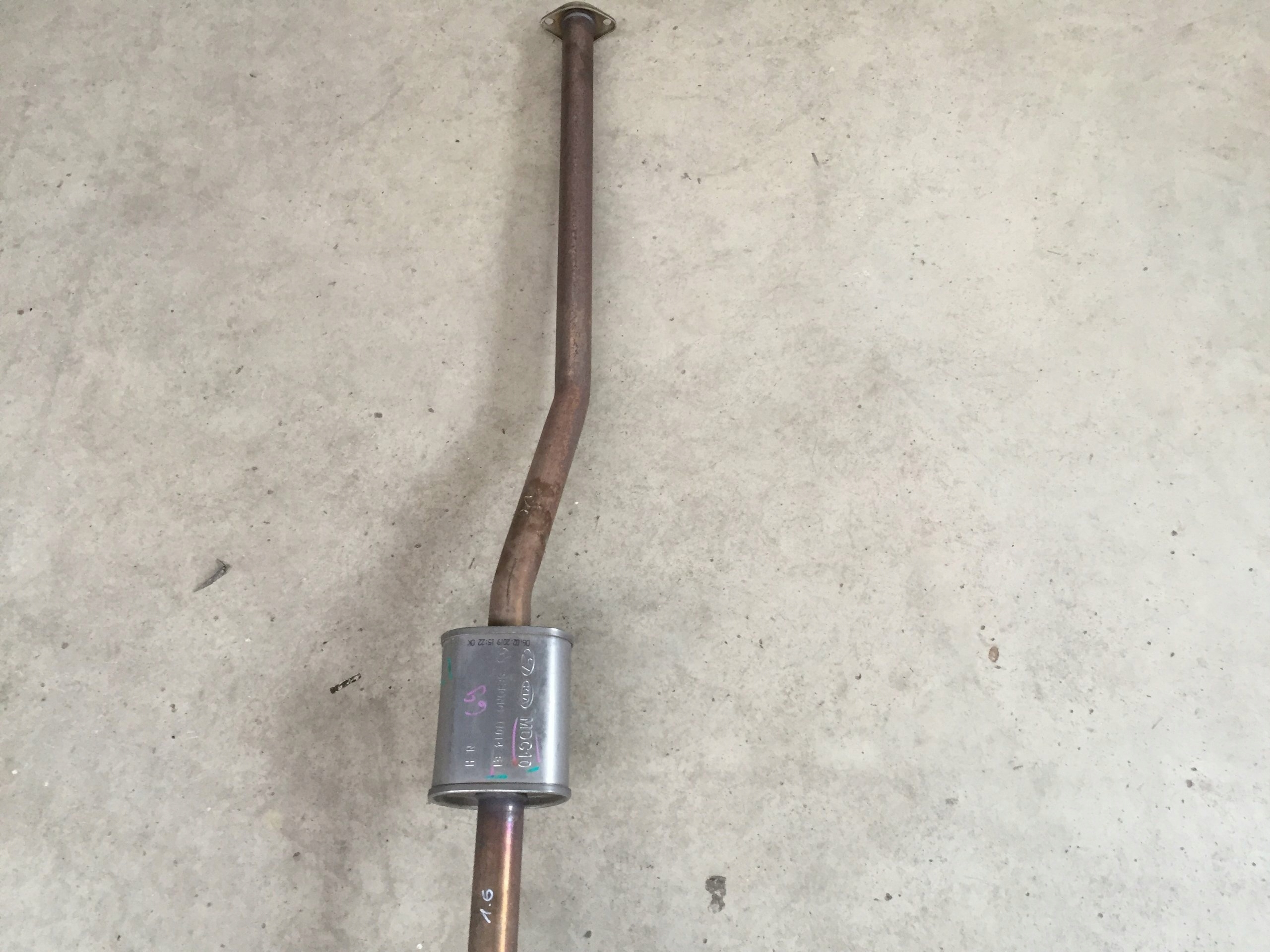 HYUNDAI TUCSON III 2019 1.6 GDI WYDECH TŁUMIK RURA Numer katalogowy części TLM60