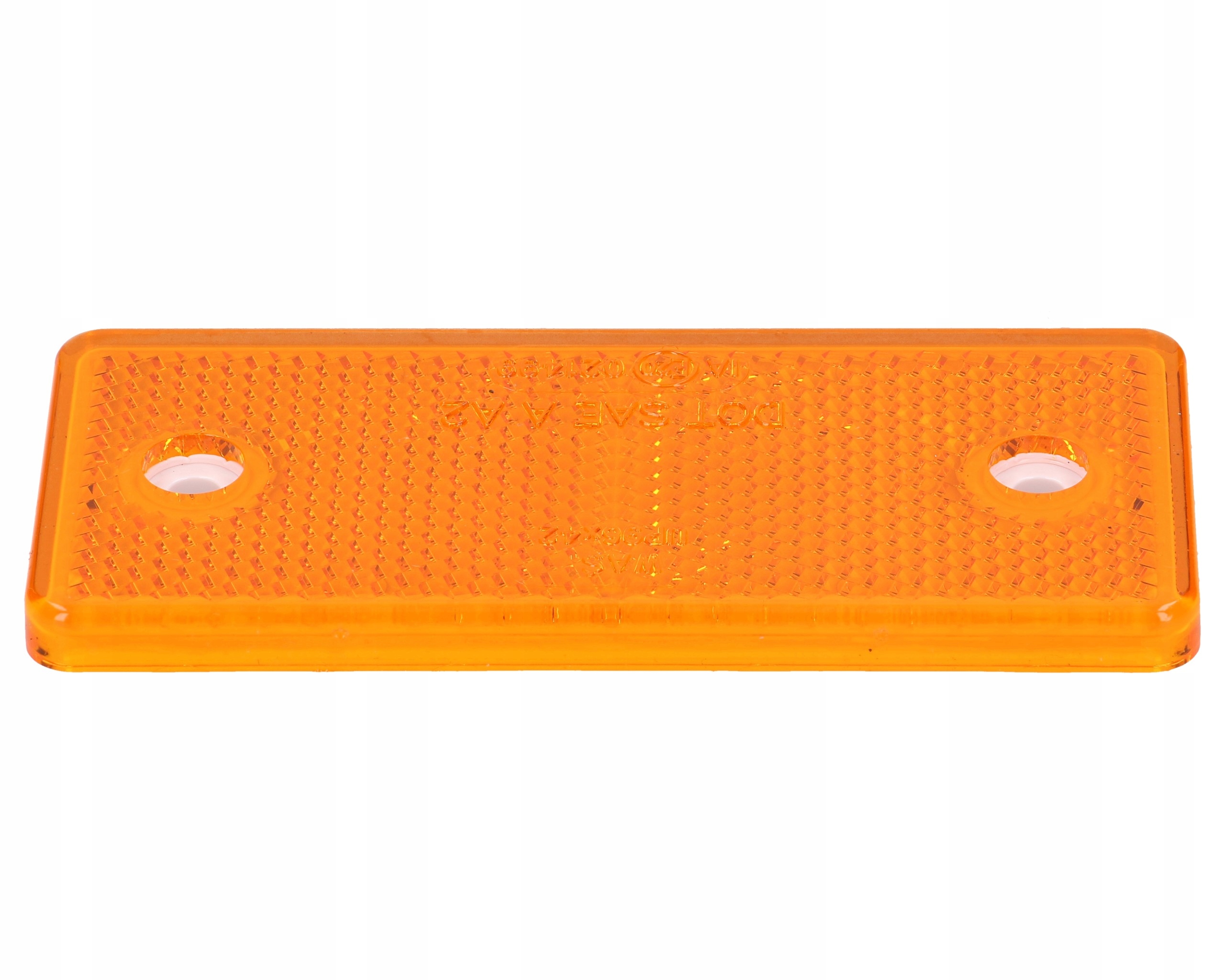 odblask pomarańczowy prostokątny przykręcany 96x42