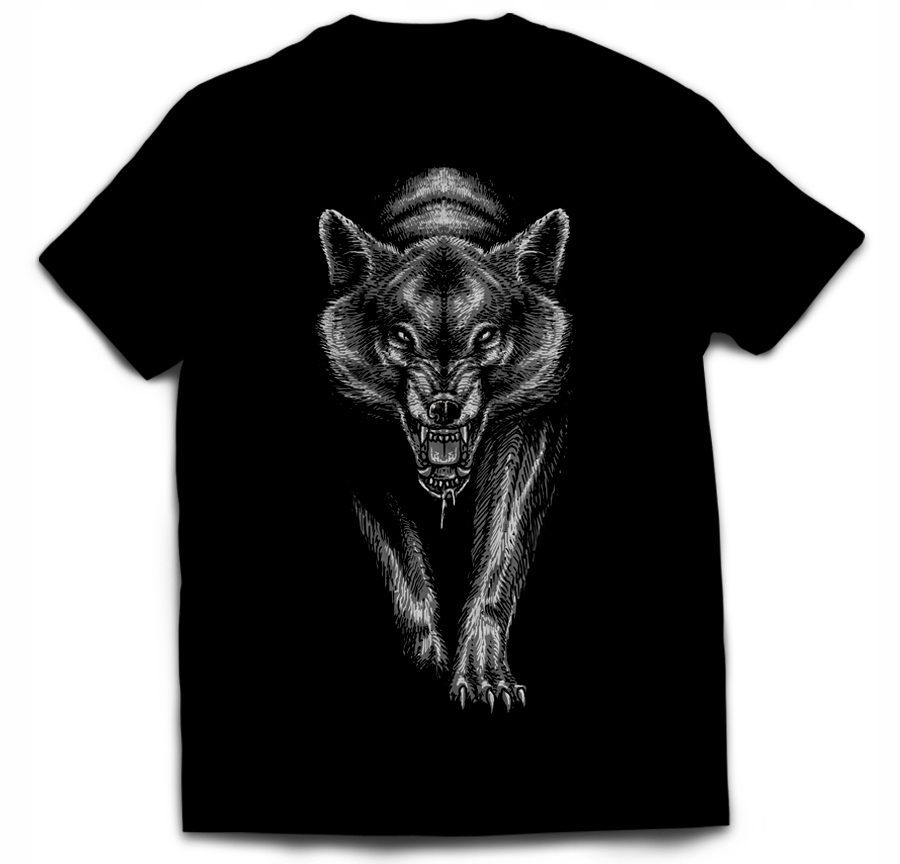 

Rebel Wilk Wolf Wataha Dzika Natura Lew Tygrys XXL