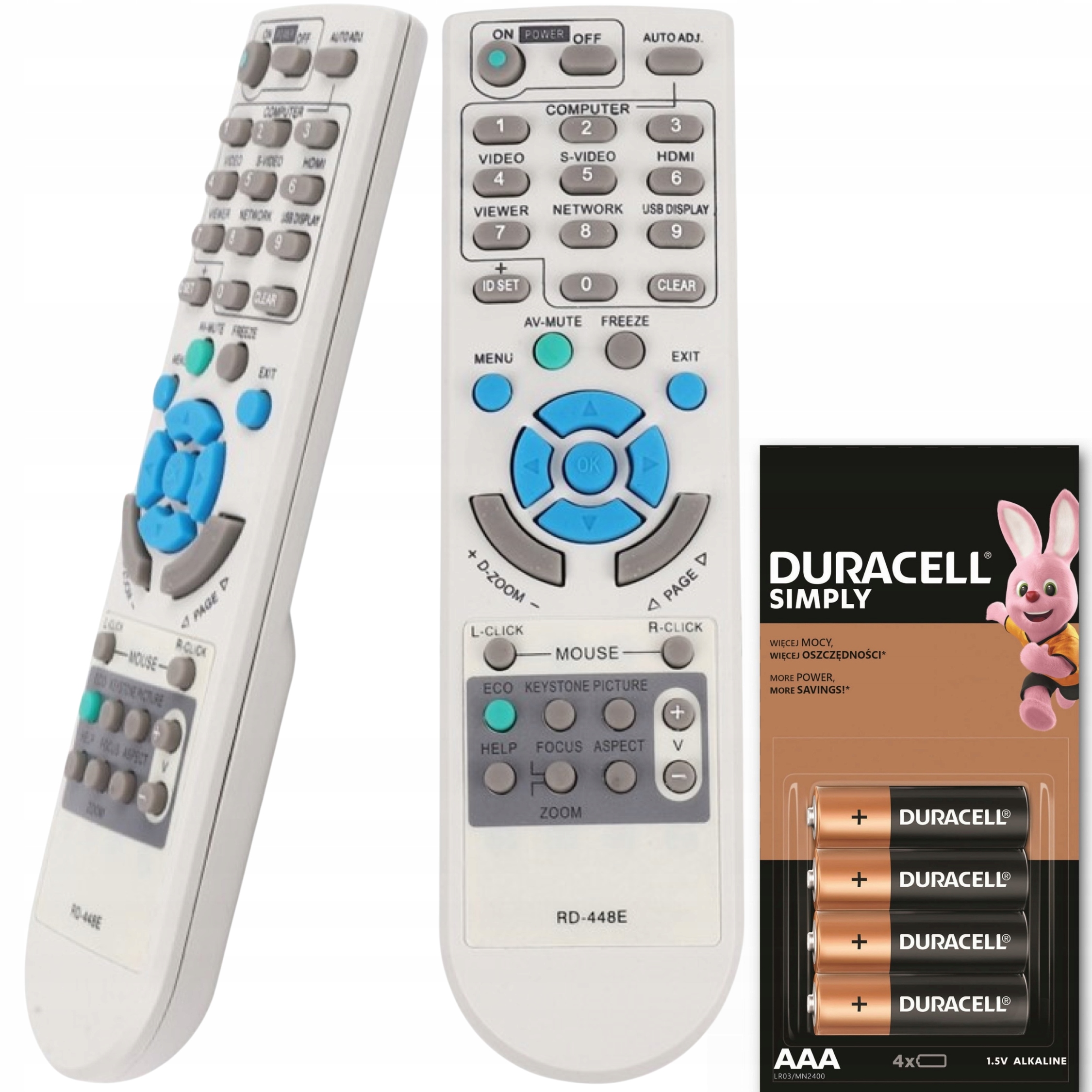 Dálkový Ovladač Pro Nec RD-448E LT25 LT30 LT30+ LT35 LT35+ LT37+ LT375 LT180 Baterie