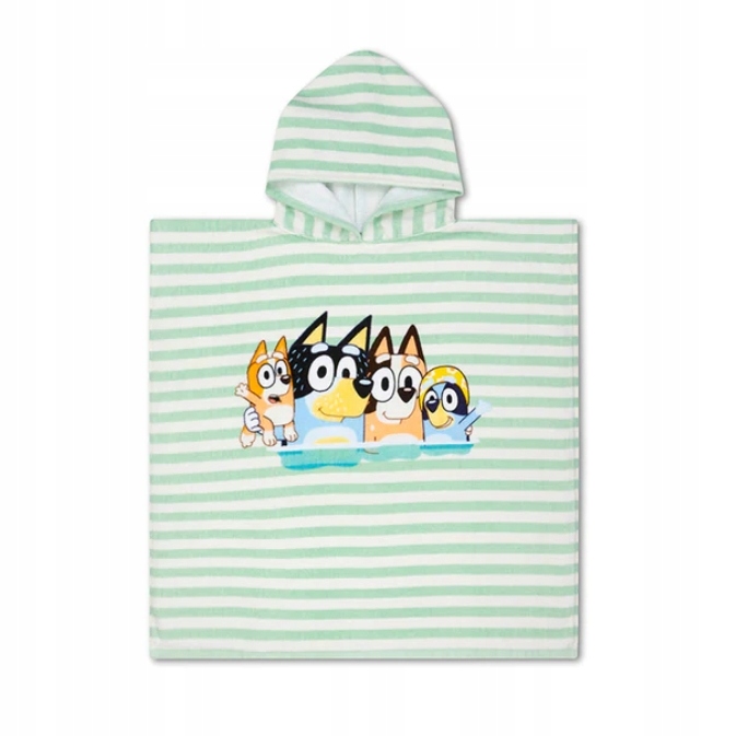 The Swim Essentials: ponczo plażowe dla dziecka 65x65cm Bluey