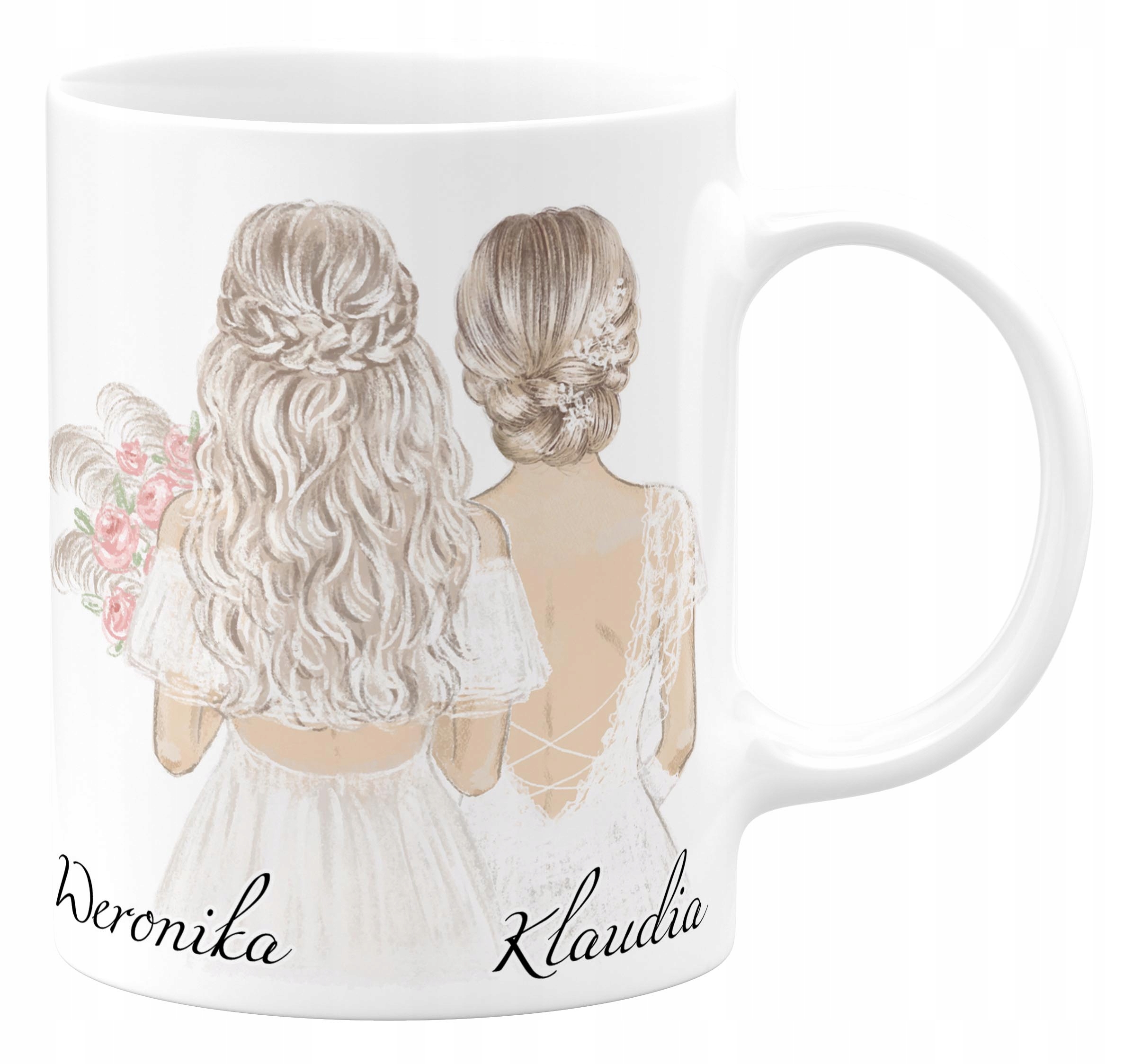 KUBEK dla Świadkowej prezent Podziękowanie Pytanie