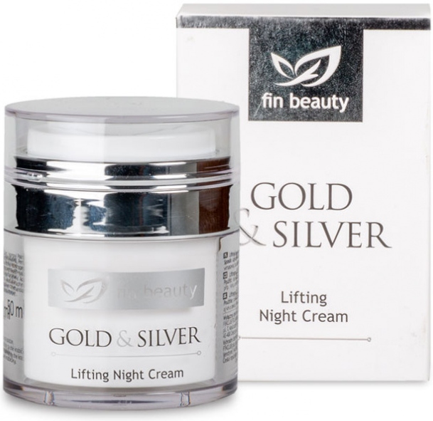 Fin beauty Gold&Silver Finclub Liftingujący krem na noc złoto i srebro 50ml