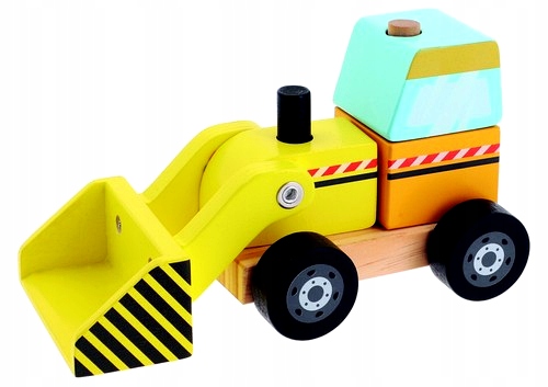 ZABAWKA DREWNIANA KOPARKA