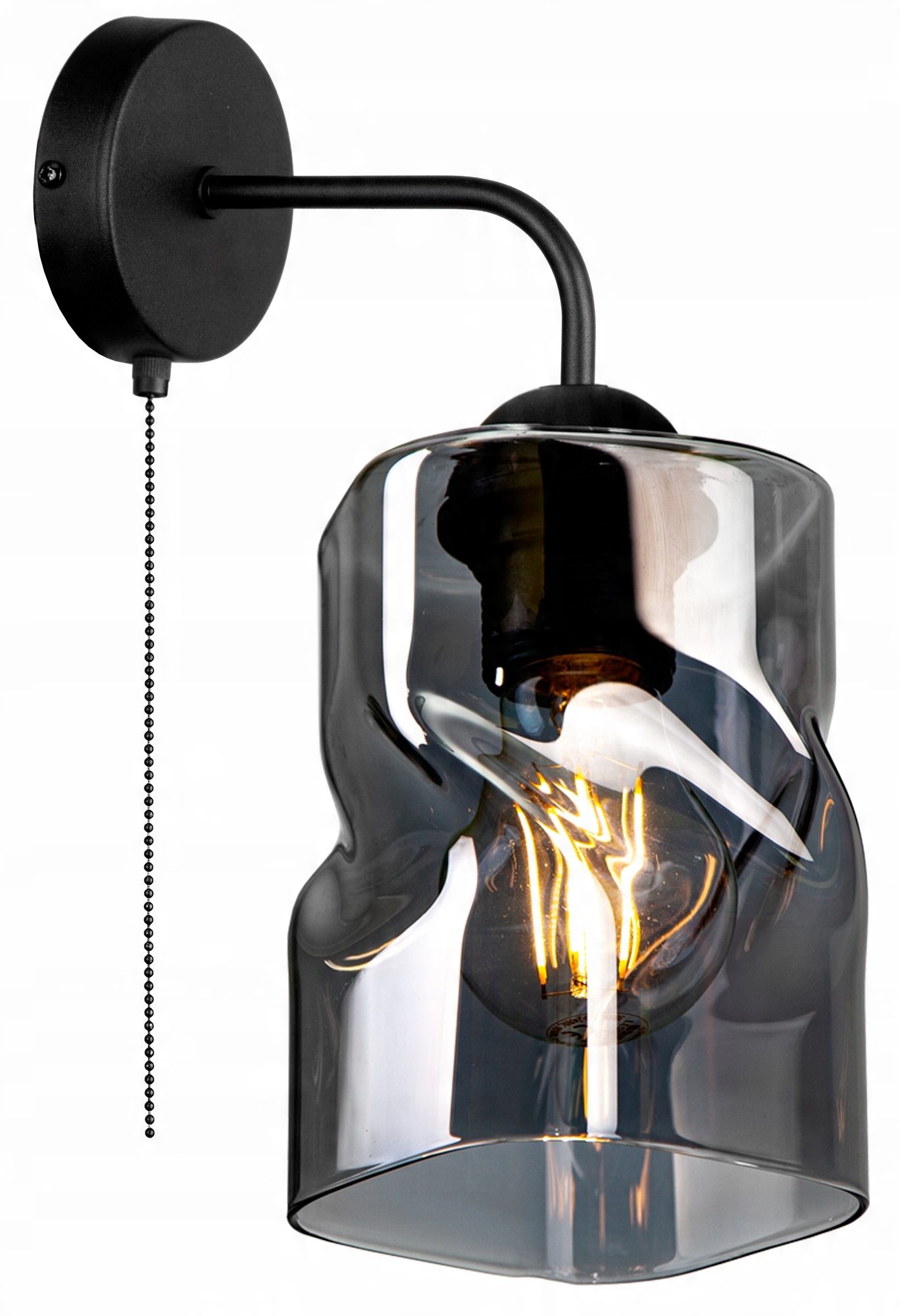 

Szklana Lampa Kinkiet Ścienny Nowoczesny Loft Led