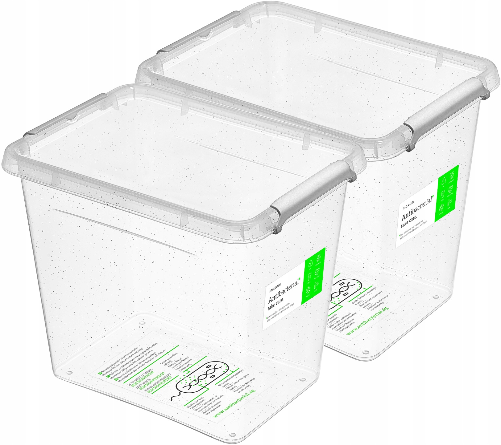 

Pojemniki na żywność jedzenie Antybakteryjne 2x 3l