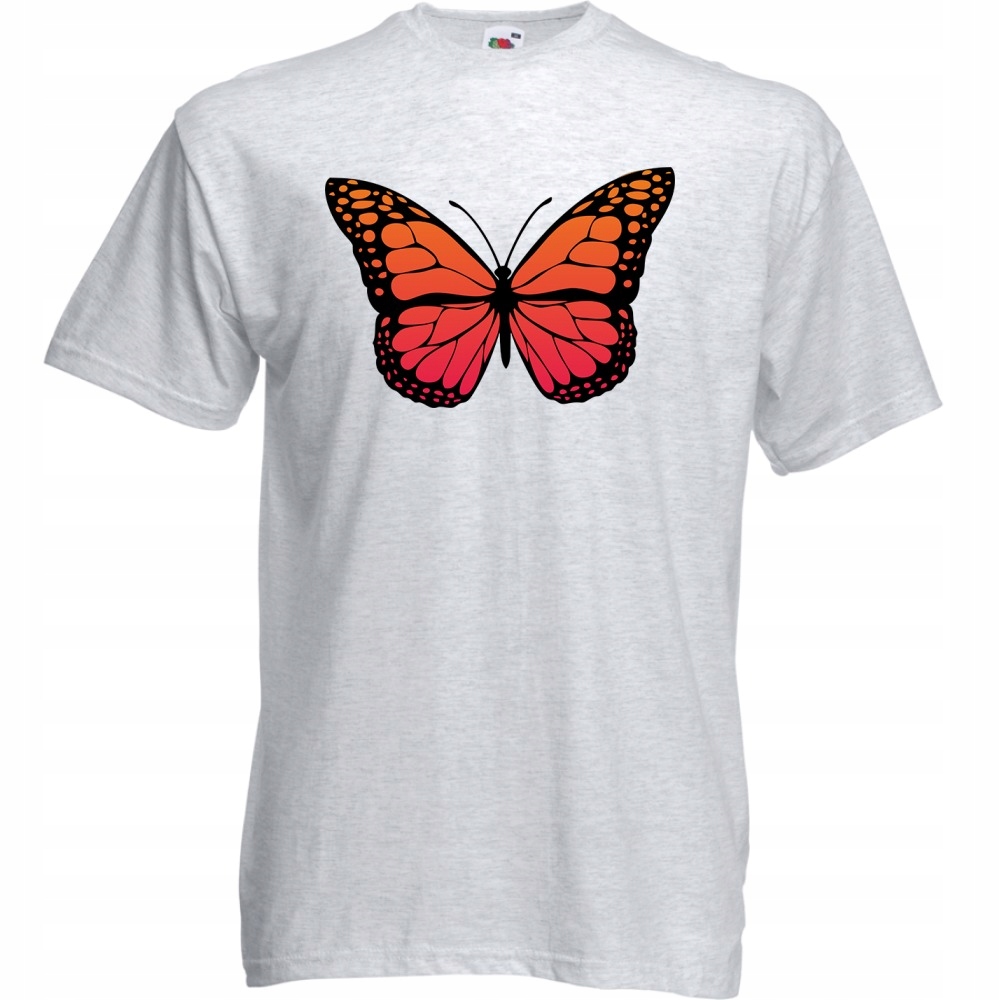 

Koszulka motyl motylek kolory M ash szara
