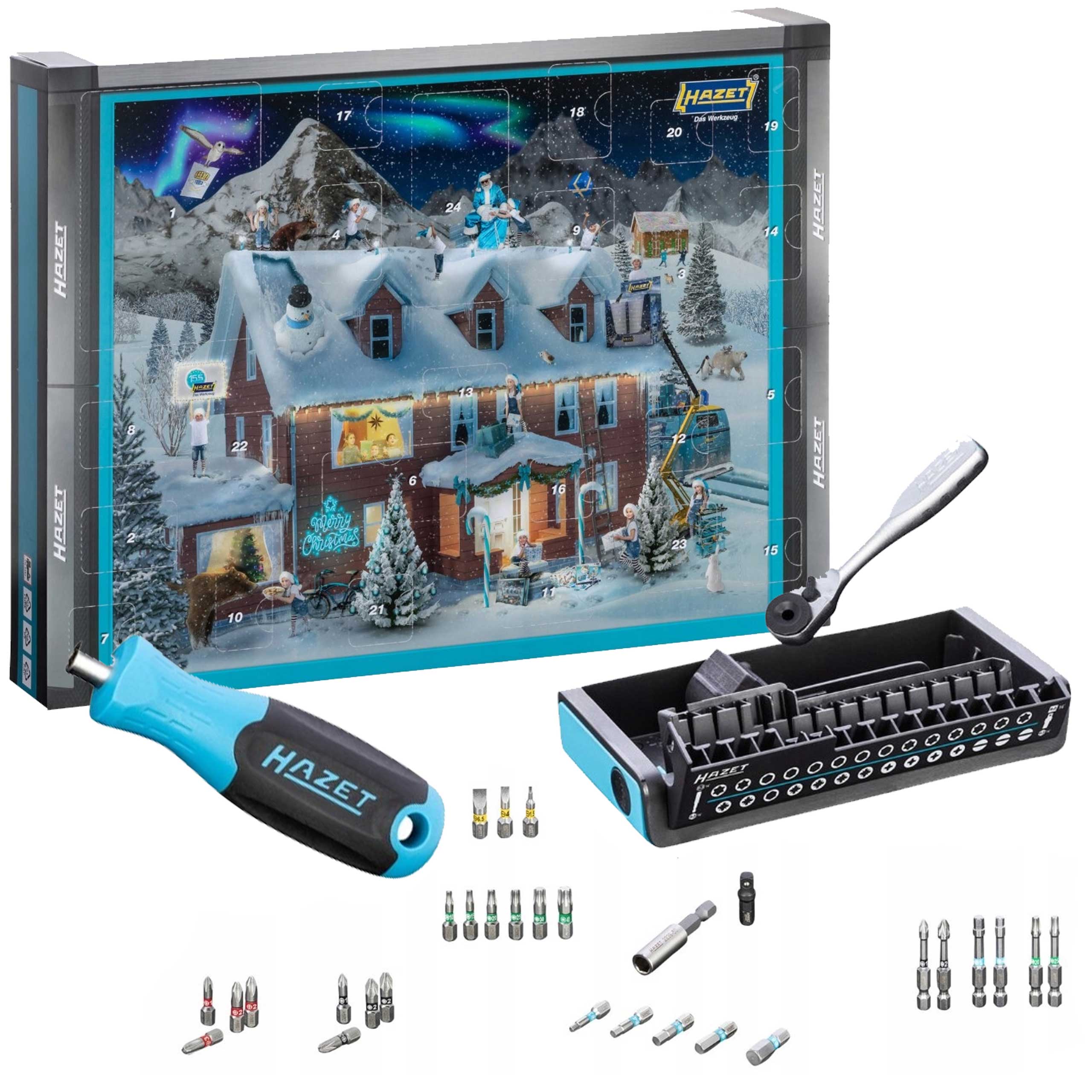 Zestaw Narzędzi Hazet Dla Majsterkowicza Wkrętaki Grzechtoka Bity 26 Elem