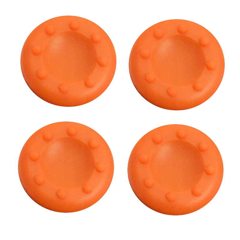 IRIS 4x nakładka 4 gumki na gałki pada PS5 PS4 PS3 Xbox 360 pomarańczowy