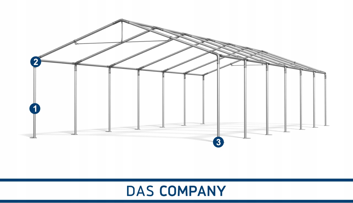 Namiot FIREPROOF 6x12 magazynowy RÓŻNE KOLORY Szerokość 6 m