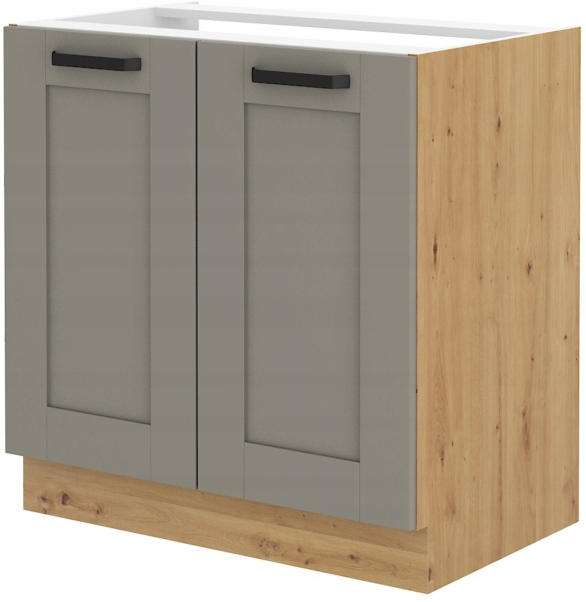 

Szafka 80 do zabudowy zlewu. Jasny Szary Artisan