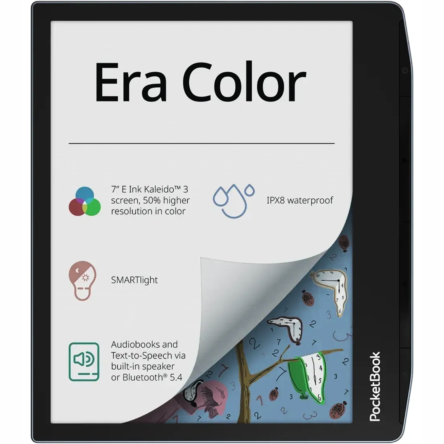 Čítačka Ebook Tablet Pocketbook Era Color 32GB 7 palcov E-Ink Farba Reproduktor