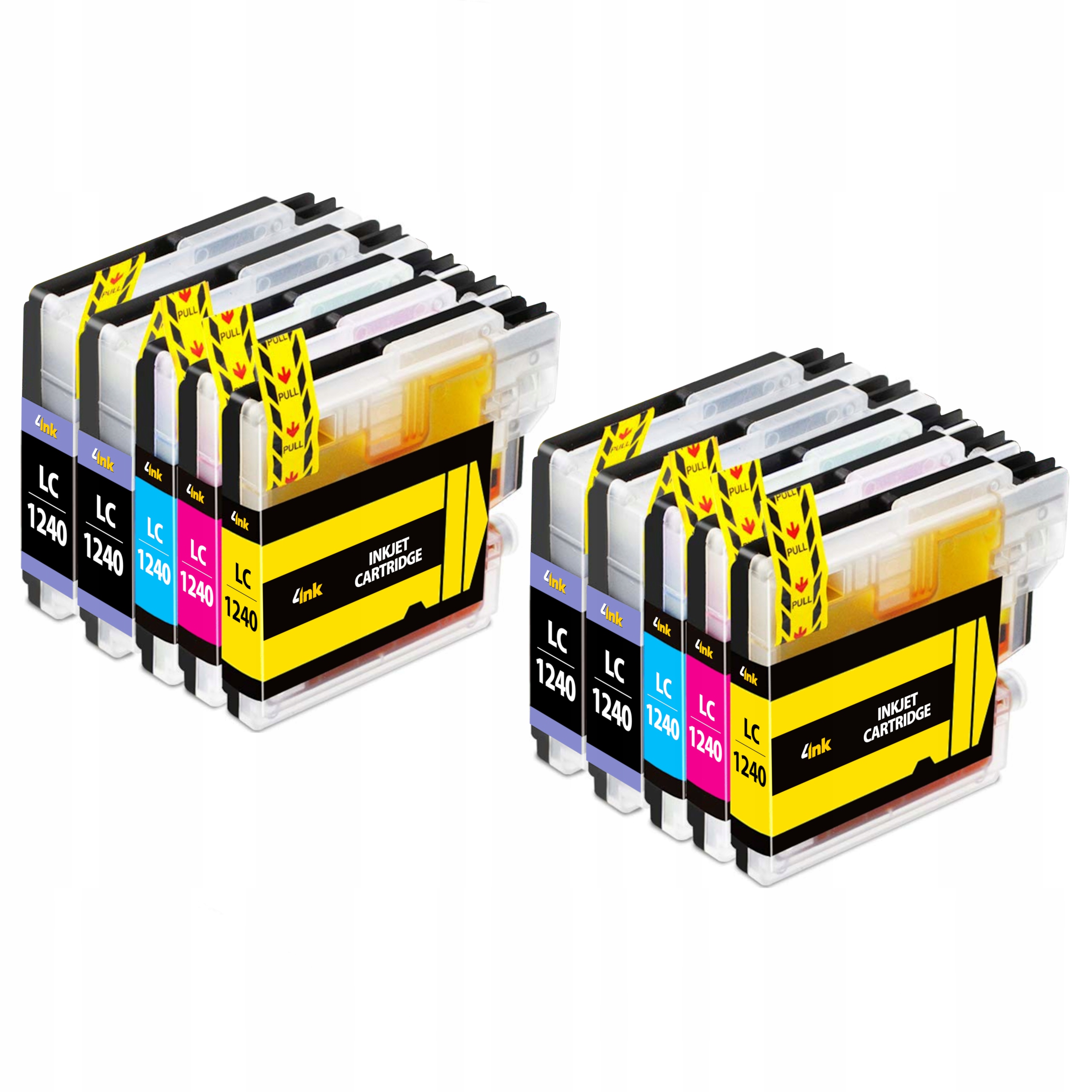 

10x Tusz LC-1240 Do Brother MFC-J625DW MFC-J825DW