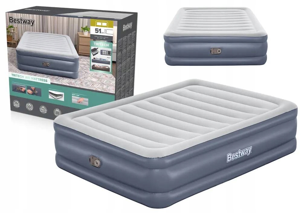 Nafukovací Matrace 203 X 152 X 51 CM Bestway 6713I