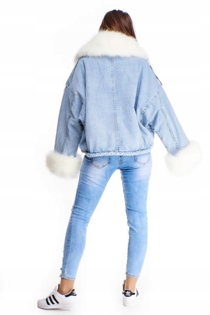 

Kurtka Jeansowa Z Futerkiem Katana Futerko Miś U