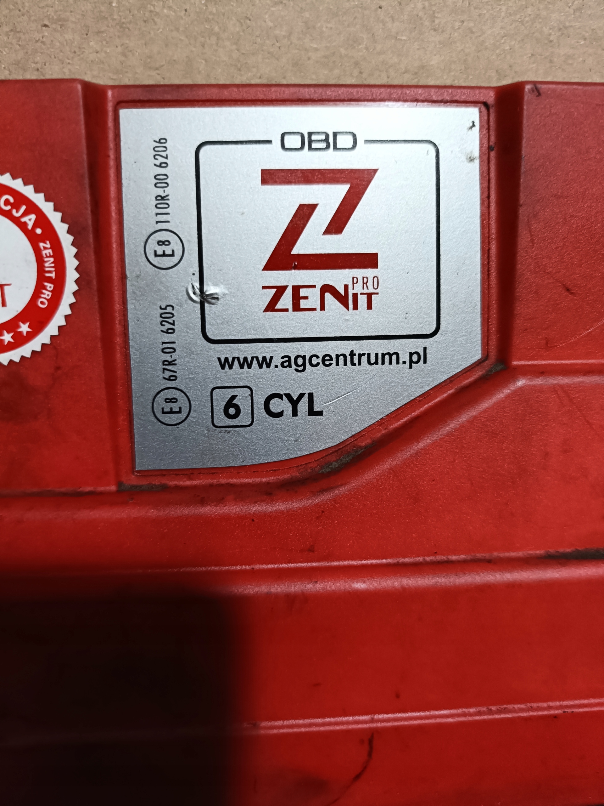 řídící jednotka Zenit PRO OBD 6 válců