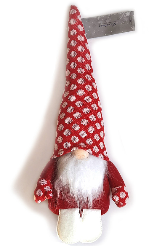 

Skrzat siedzący 40cm krasnal figurka ozdoba czerw.