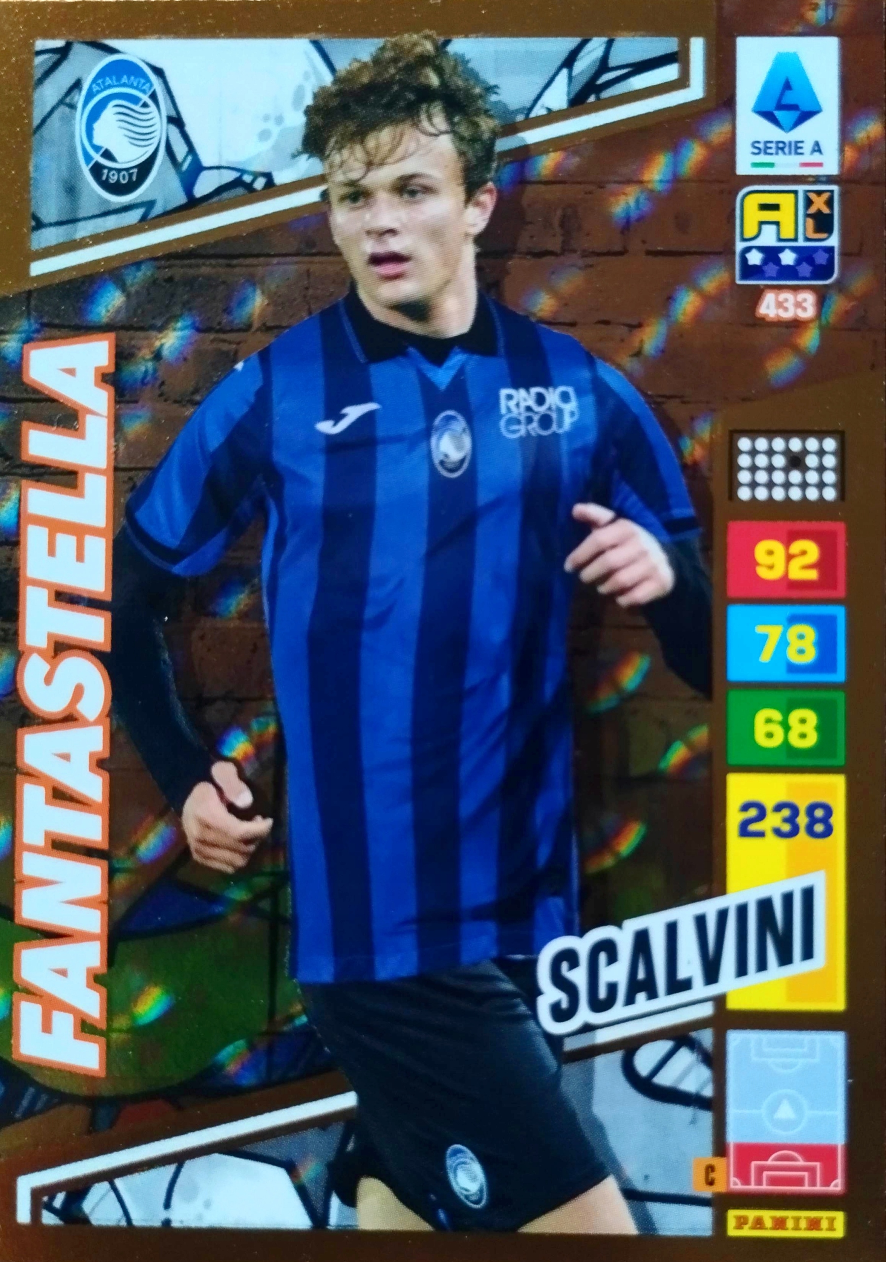 Panini Calciatori Liga Włoska 2023 2024 Fantastella 433 Scalvini Atalanta