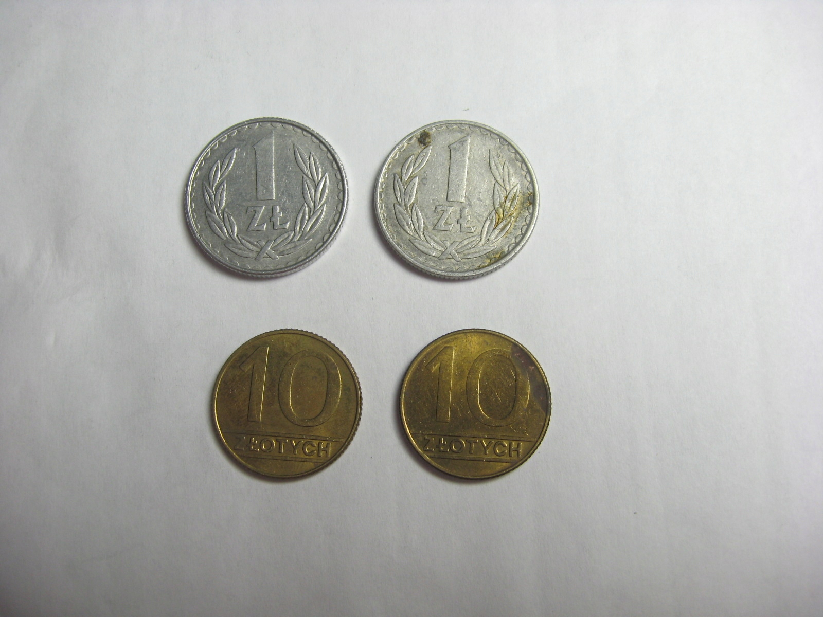 Monety obiegowe 8 szt zestaw b1