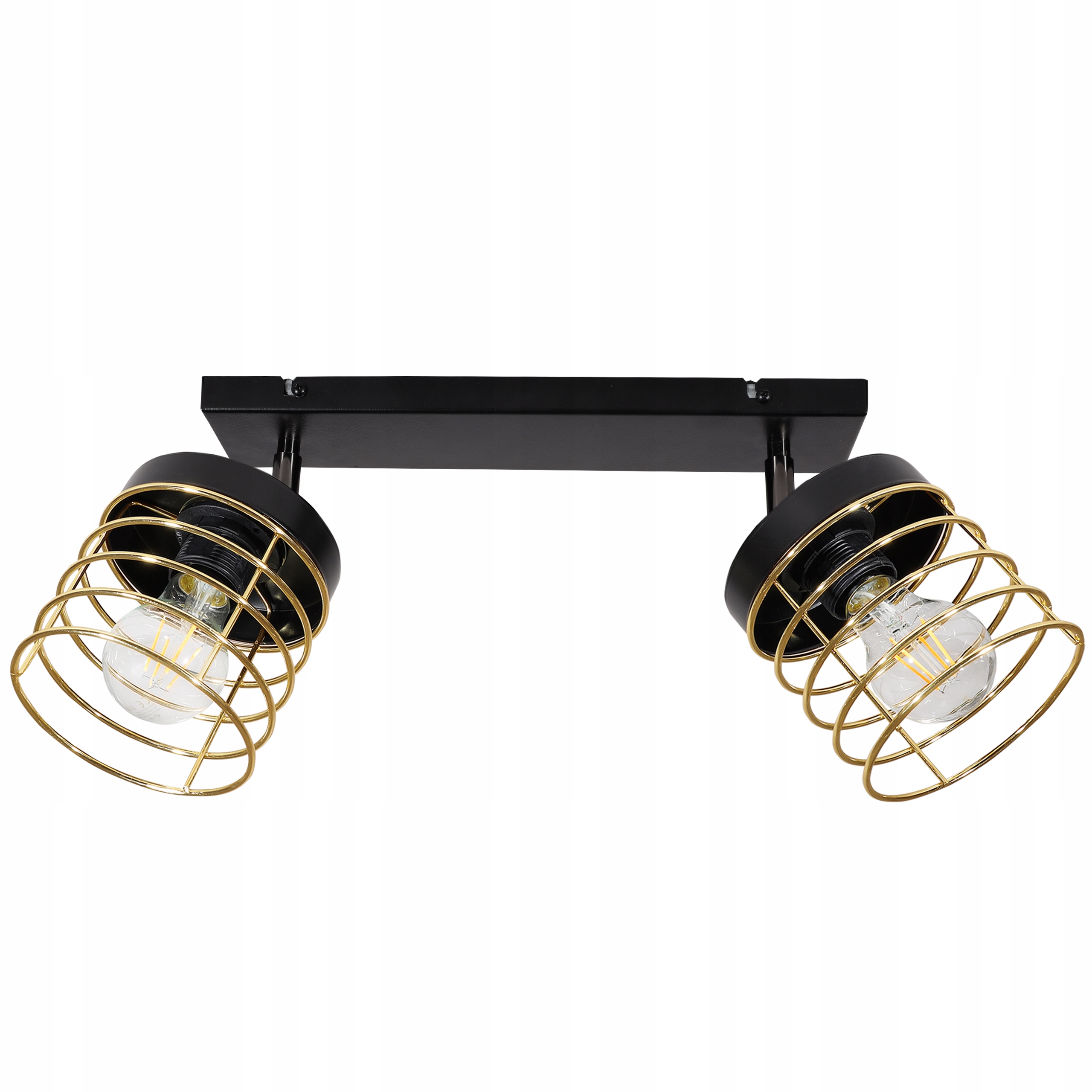 

Lampa Wisząca Sufitowa Żyrandol Złota Plafon Led