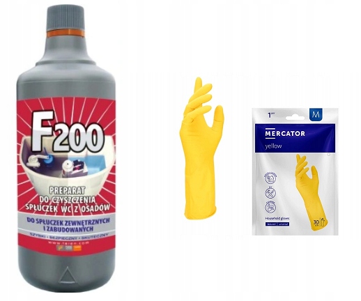 

Preparat do spłuczek Faren F200 1 l Rękawice