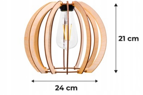 LAMPA WISZĄCA SUFITOWA ZAWIJANA LOFT RZADKA KULA Długość/wysokość 20 cm
