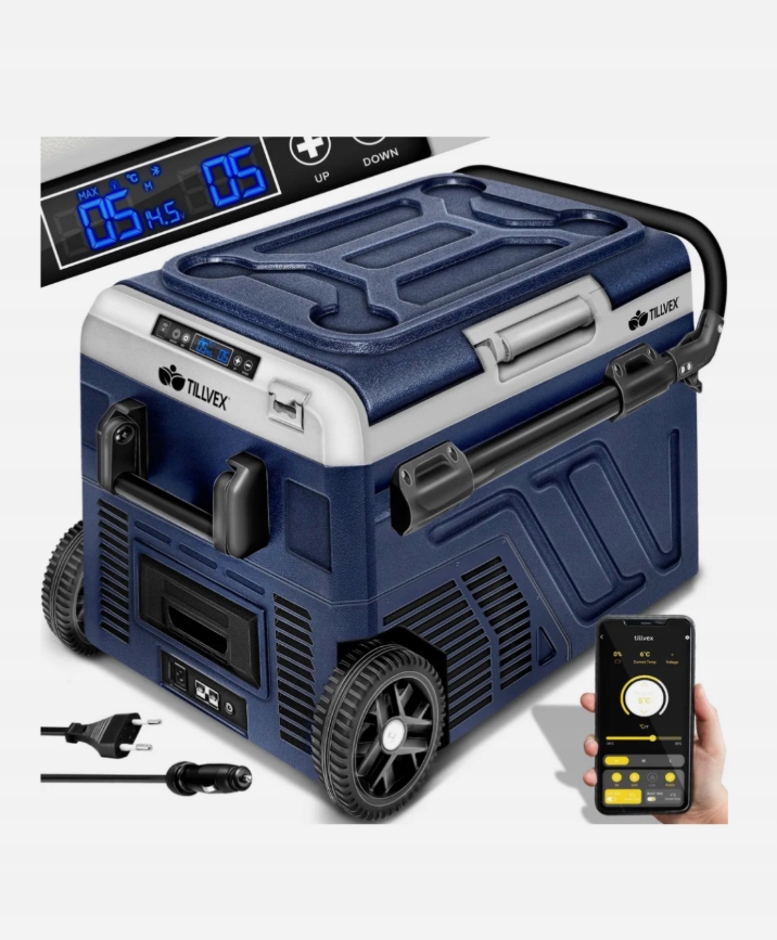 Akumulátorová Kompresorová Chladnička 60L 12/24V 230V tillvex