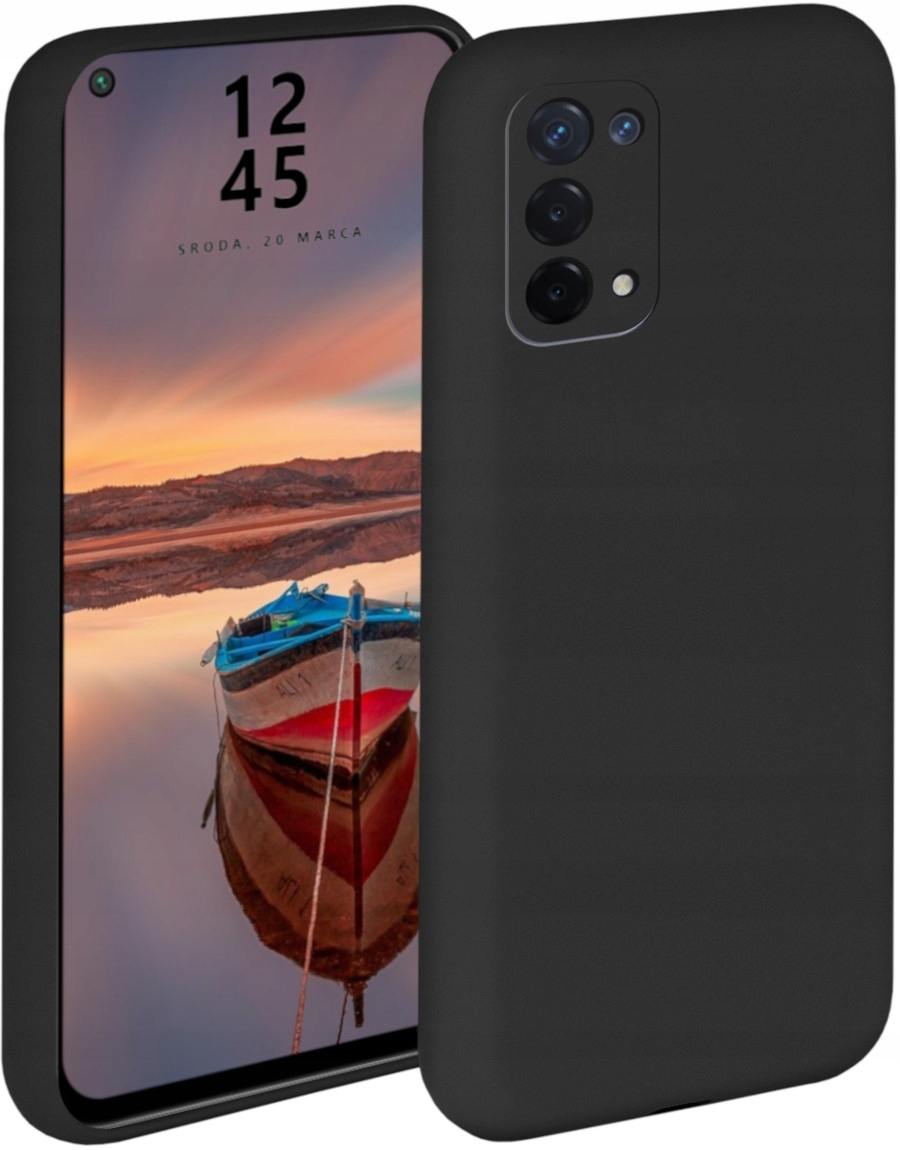 

Etui Liquid Silicone Do Oppo A54 A74 5G Szkło