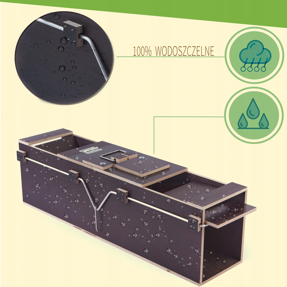 Pułapka na kuny, gryzonie, szkodniki POPULAR 80cm Marka EcoTraps