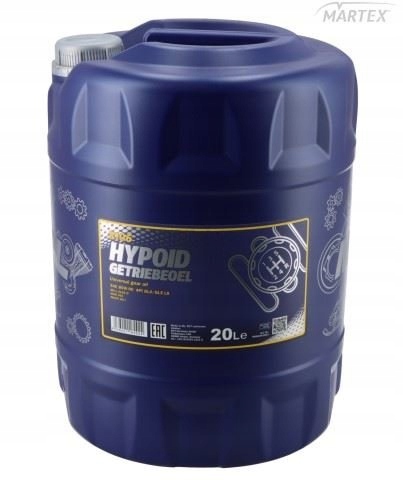 Olej PŘEKL.GL4/GL5 Sae 80W90 20L Mannol Hypoid Getriebeoel 80W90 Ls (limit)