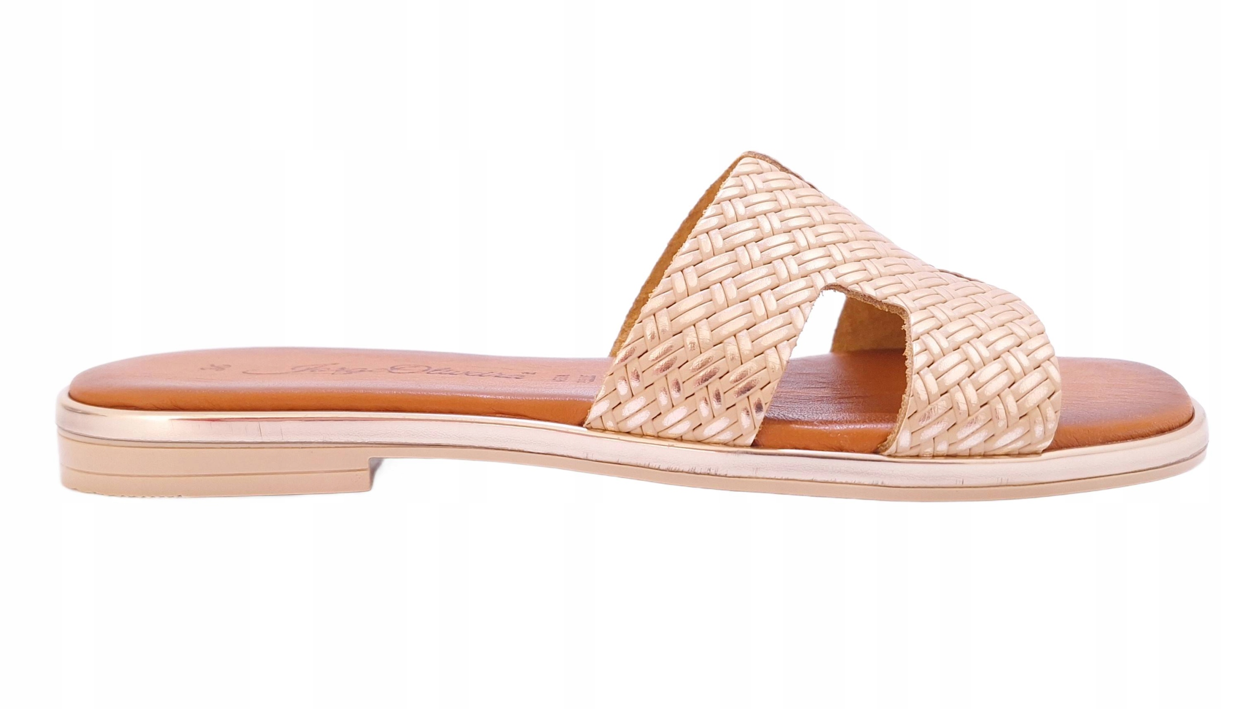 Nazouváky zlato-béžové Jorge Oliveira 16315 vel. 36