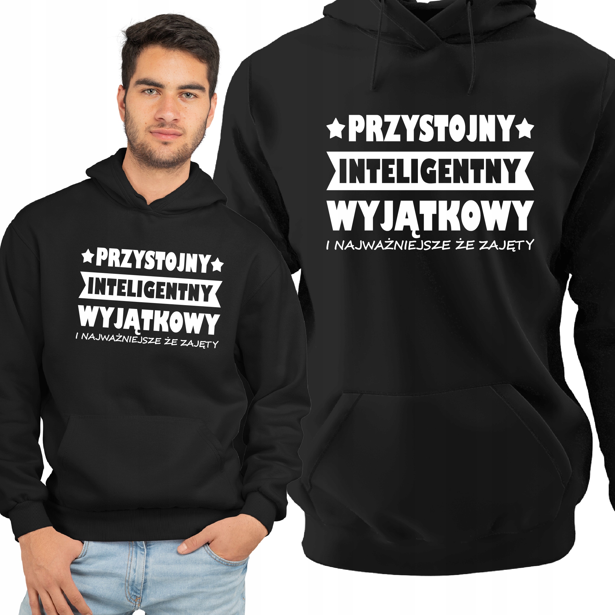 

Przystojny Inteligentny Bluza Dzień Chłopaka
