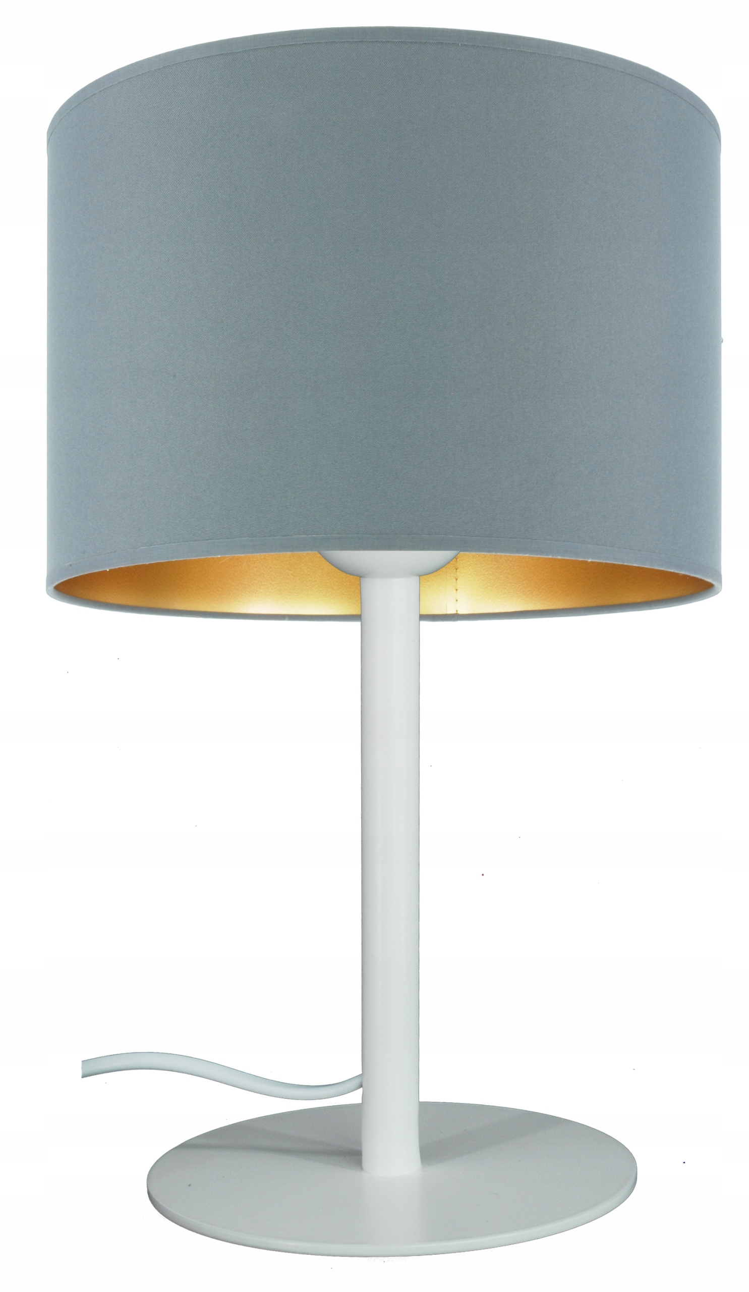 Moderní noční lampa s šedým stínítkem 20 cm, obývací pokoj, ložnice, Led Novinka