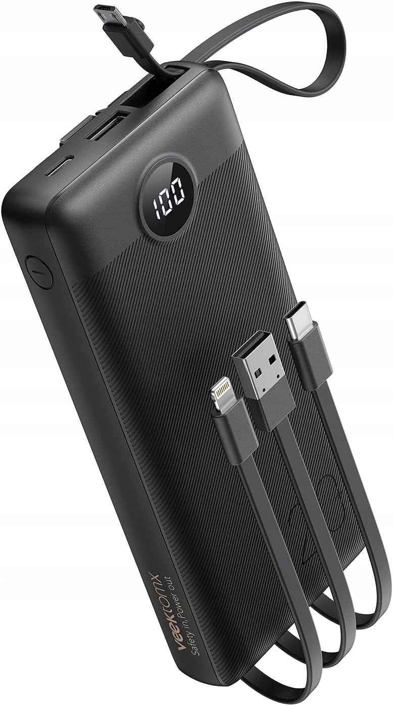 Powerbank Veektomx 20000mAh Usb-c z 5 Wyjściami