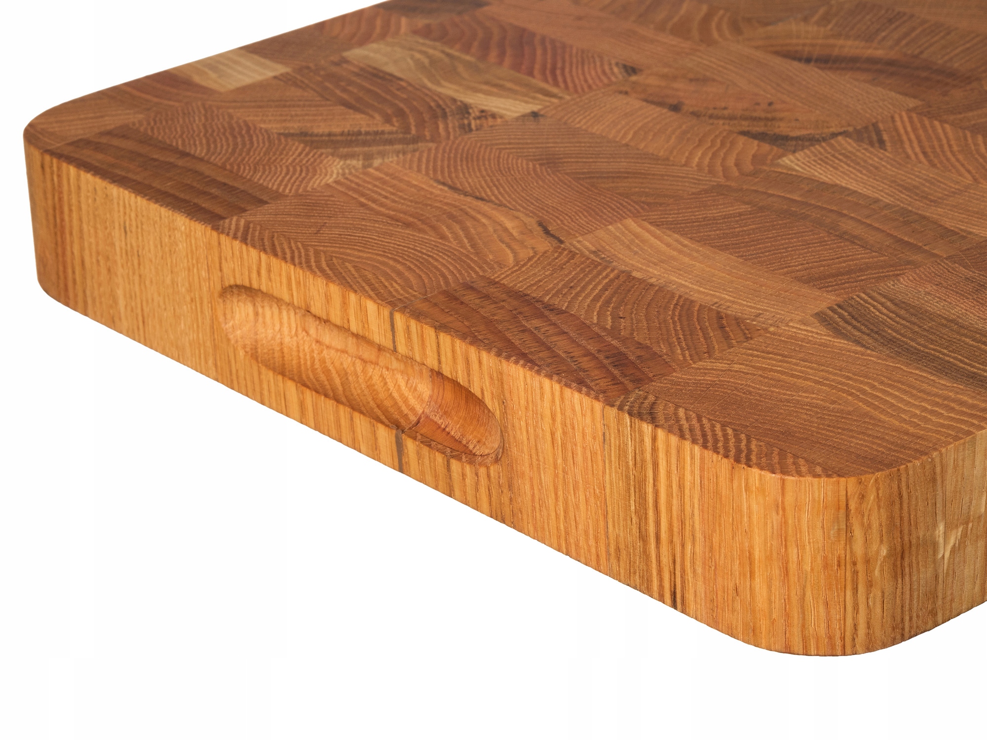 GRUBA DESKA DO KROJENIA DREWNIANA DĘBOWA BLOK DREWNIANY SZTORCOWA KUCHENNA Marka inna