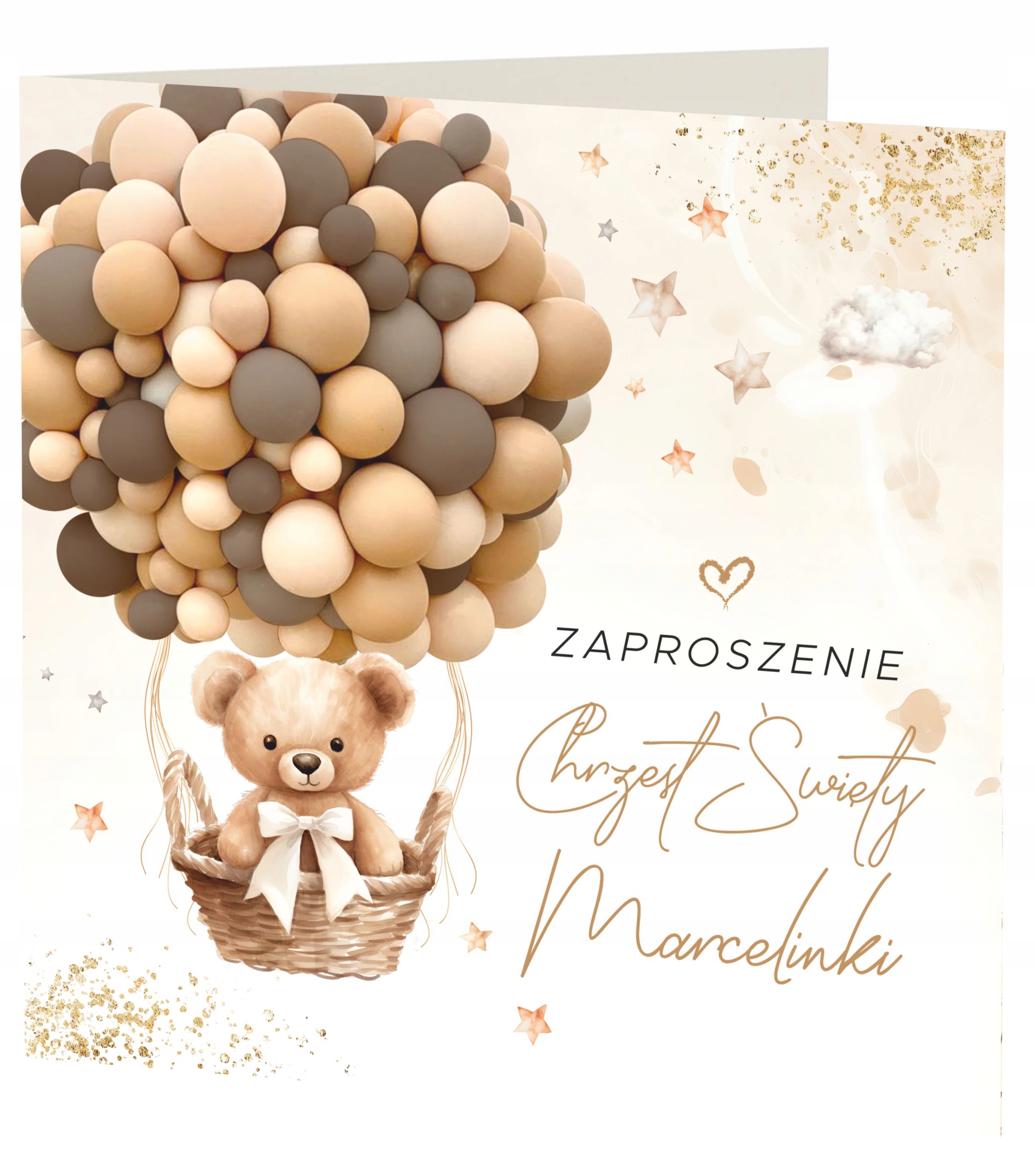 ZAPROSZENIE NA CHRZEST ŚWIĘTY + KOPERTA + IMIĘ DZIECKA + EKSPRES + JAKOŚĆ EAN (GTIN) 5905965236783