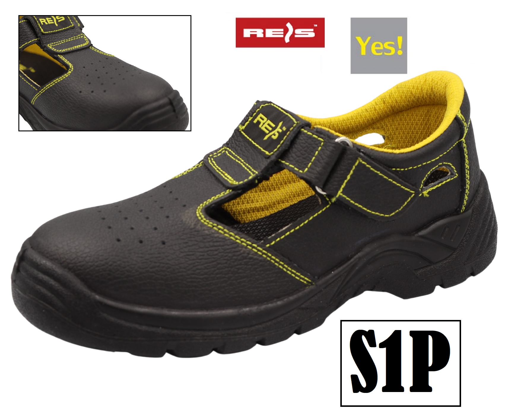 

Buty Robocze Sandały Antyprzebiciowe Z Blachą 49