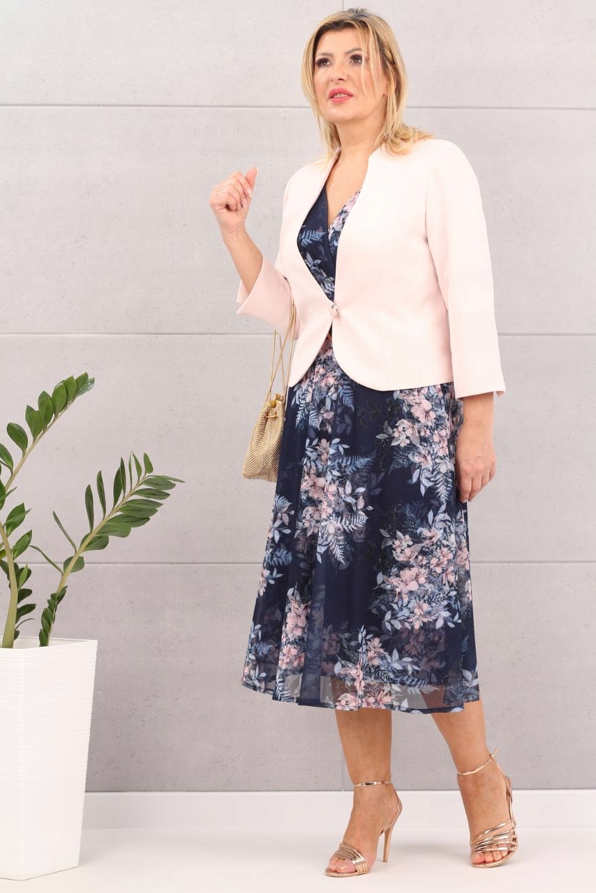 POLSKI Żakiet damski elegancki wizytowy Marka FEMIMODA