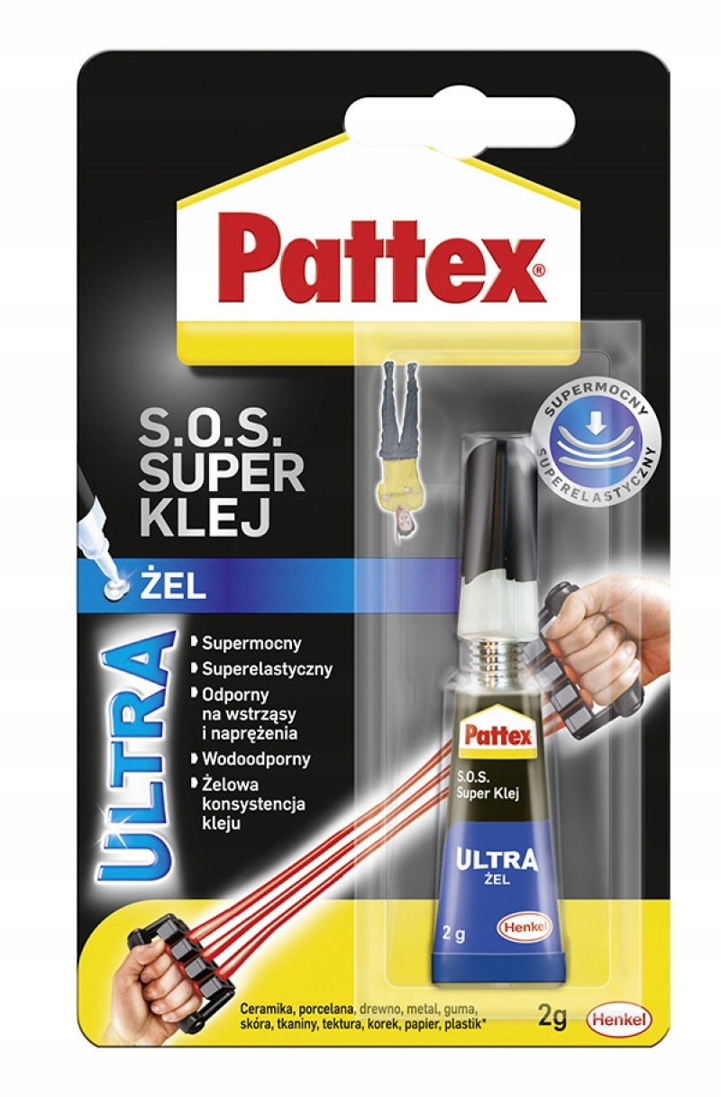 

Klej Power żel Pattex S.o.s., 2g
