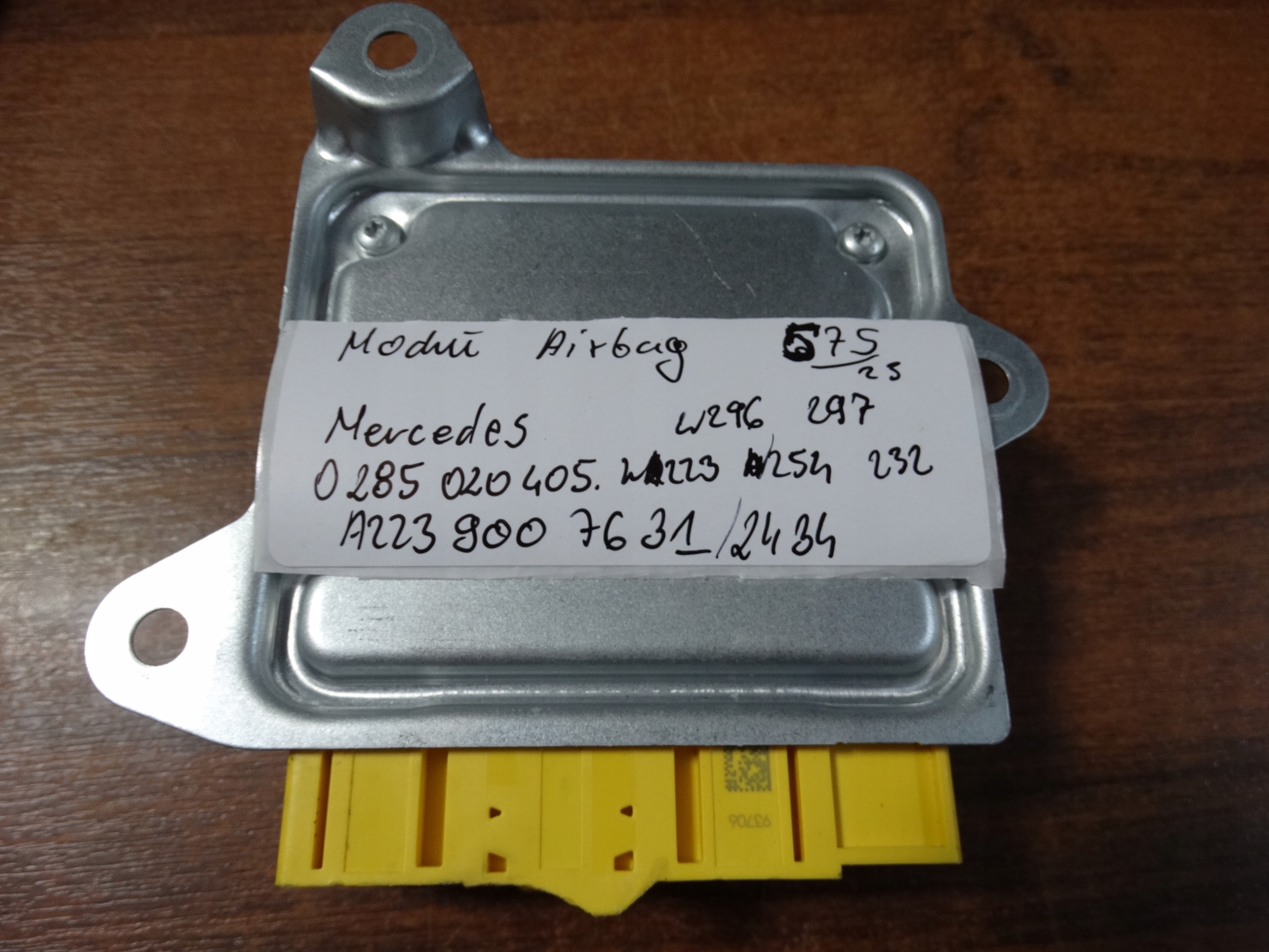 IDEAL module control unit airbag MERCEDES W223 W254 1 9
