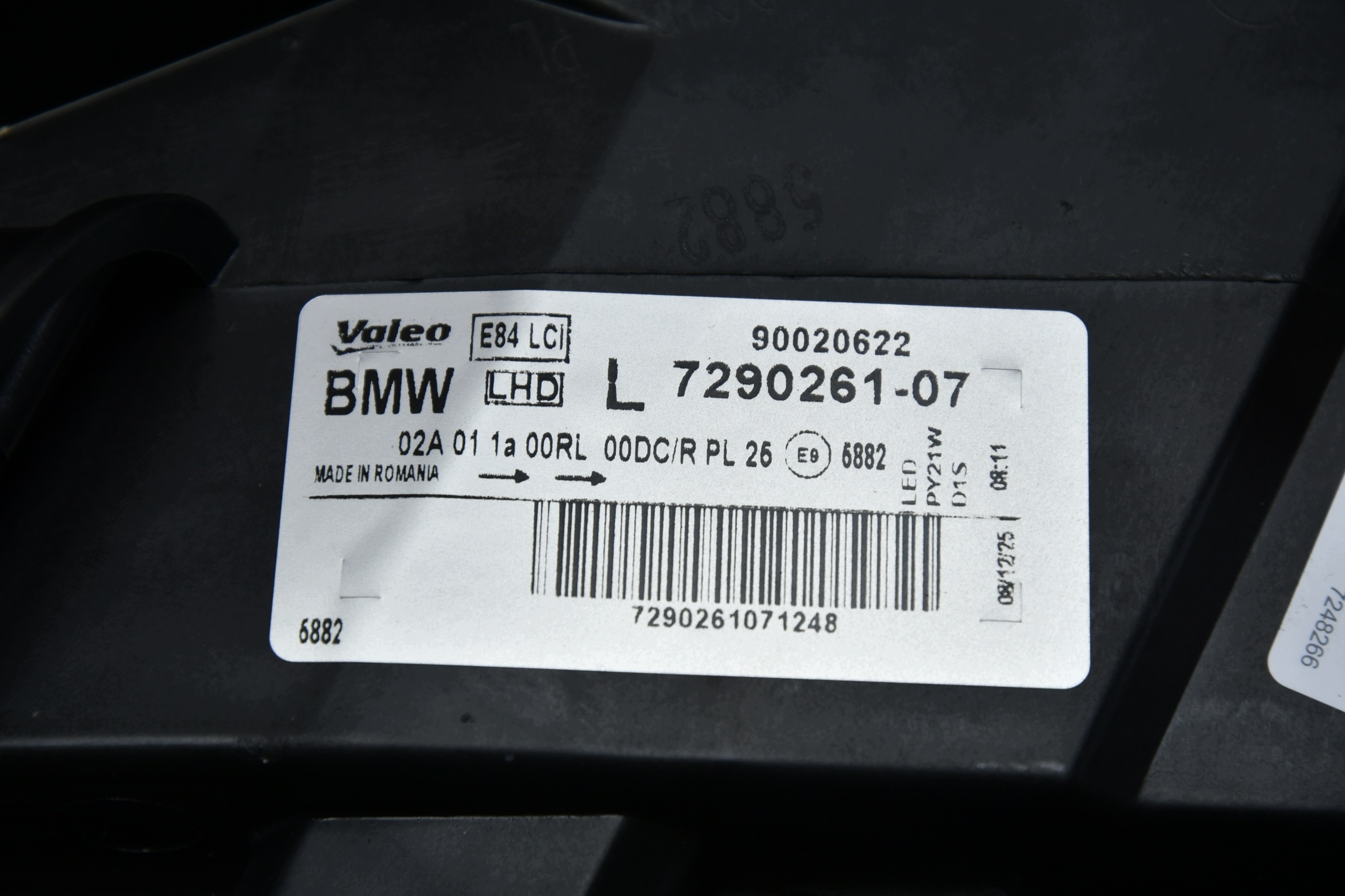 light left front front BMW X1 E84 LCI LIFT PO LIFCIE XENON
